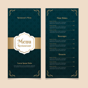 Menu Cards